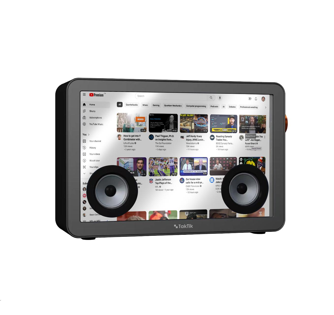 Taktik Sound Box Bluetooth With Android Screen 19 Inch And 2 Microphone 