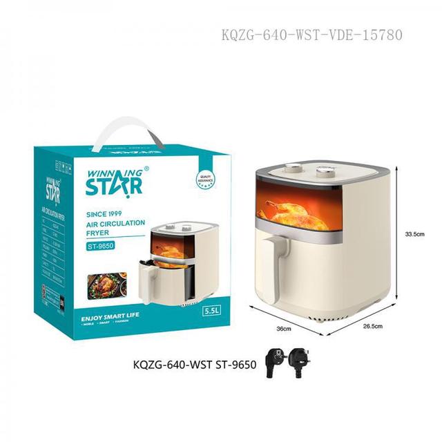 قلاية هوائية وينينج ستار 5.5 لتر 1500 واط Winning Star Air Fryer