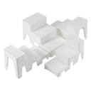 4-Pieces Cabinet Storage Rack 3-Tiers