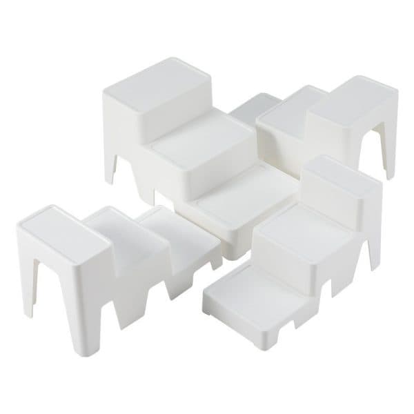 4-Pieces Cabinet Storage Rack 3-Tiers