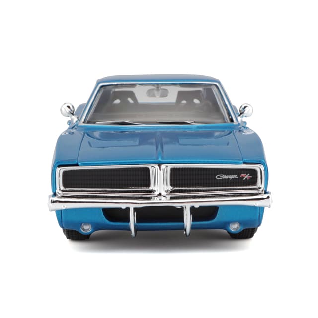 1:24 Se (A) - 1969 Dodge Charger R/T Met Blue Officially Licensed Scaled Replicas of Collectible Diecast Metal Models with Exquisite Interior and Exterior Detailing for All Age.