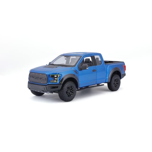 لعبة سيارة فورد F-150 رابتور 2017 مقاس 1:24 أزرق مايستو Maisto Se Trucks 2017 Ford F-150 Raptor