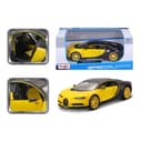 1:24 Sp. Ed. (B) - Bugatti Chiron - Yellow/Black Officially Licensed Scaled Replicas of Collectible Diecast Metal Models with Exquisite Interior and Exterior Detailing for All Age.
