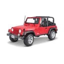1:18 Se (A)-Jeep Wrangler Rubicon Red Officially Licensed Scaled Replicas of Collectible Diecast Metal Models with Exquisite Interior and Exterior Detailing for All Age.