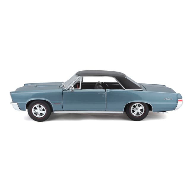لعبة سيارة بونتياك GTO إصدار 1965 مقاس 1:18 أزرق مايستو Maisto 1965 Pontiac GTO
