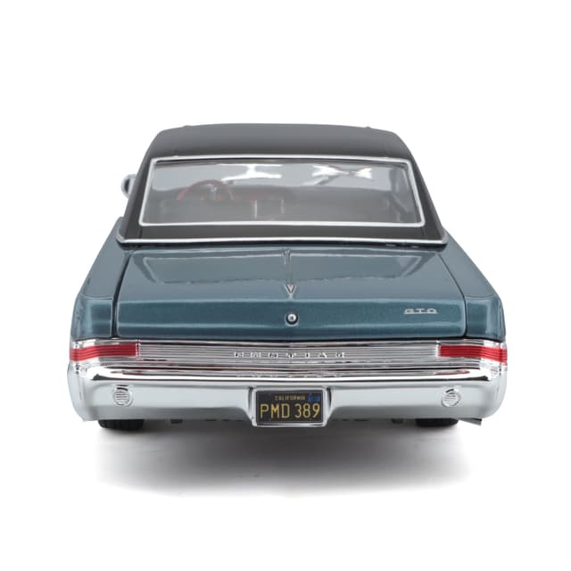 لعبة سيارة بونتياك GTO إصدار 1965 مقاس 1:18 أزرق مايستو Maisto 1965 Pontiac GTO