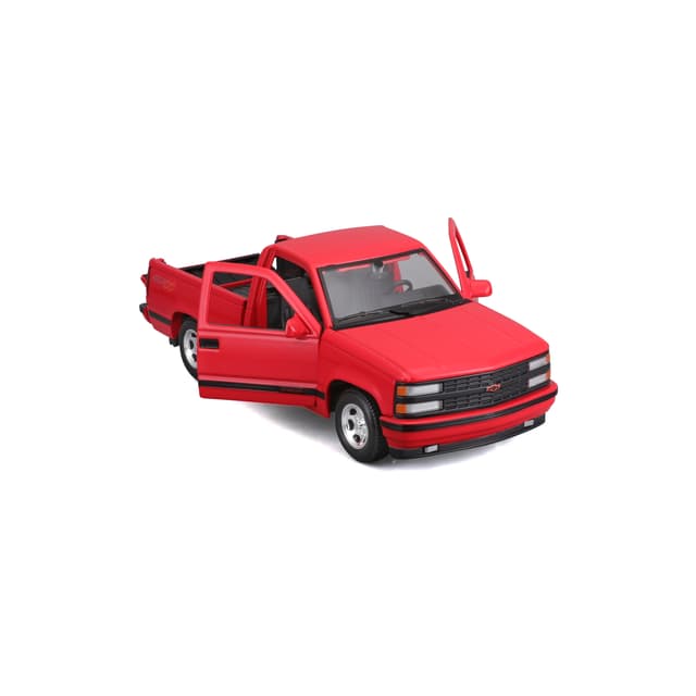 1:24 1993 Chevrolet 454 Ss Pick-Up Red Officially Licensed Scaled Replicas of Collectible Diecast Metal Models with Exquisite Interior and Exterior Detailing for All Age.