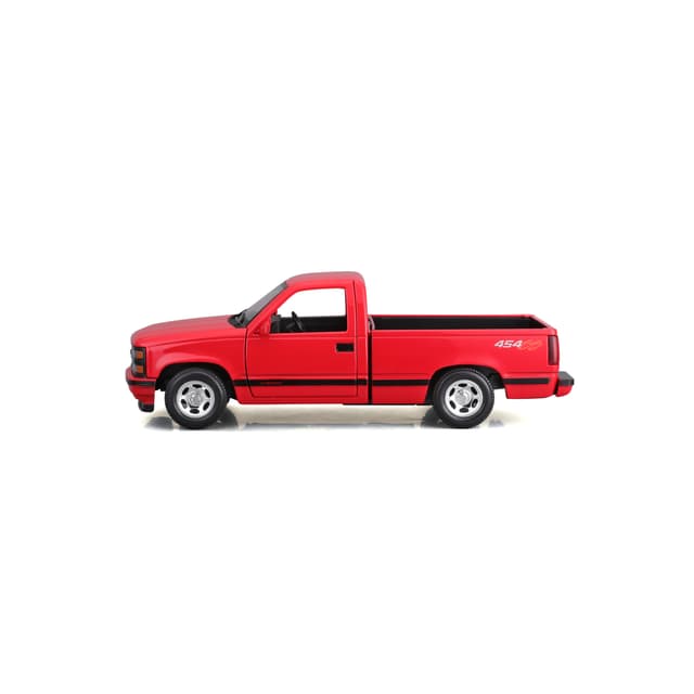 1:24 1993 Chevrolet 454 Ss Pick-Up Red Officially Licensed Scaled Replicas of Collectible Diecast Metal Models with Exquisite Interior and Exterior Detailing for All Age.