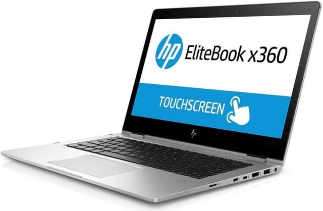 Refurbished Elitebook X360 1030 G2 Convertible 2-In-1 Laptop With 13.3-Inch Touchscreen Display,Intel Core i7 Processor/7th Gen/8GB RAM/256GB SSD/Intel UHD Graphics 620 English Silver - 713357