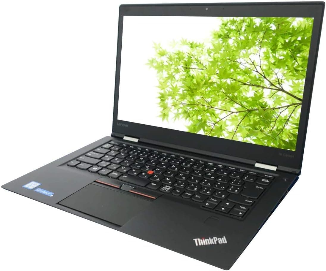 Refurbished ThinkPad X1 Carbon Gen 4 Laptop With 14-Inch Display,i5-6300U/6TH GEN/256GB SSD/8 GB RAM English Black