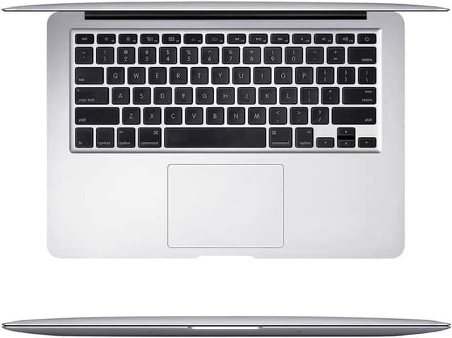 Renewed Macbook Air A1466 (2017) Laptop With 13.3-Inch Full HD Display, Core i5 Processor/5th Gen/8GB RAM/128GB SSD/HD Graphics 6000 Silver - 713436