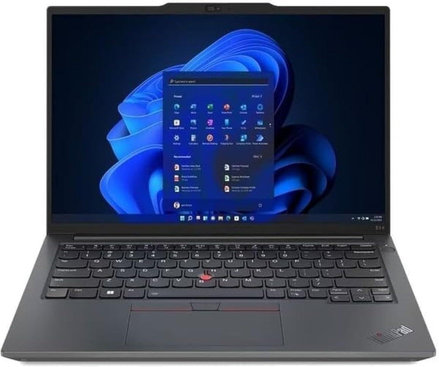 Renewed ThinkPad E14 Laptop With 14-Inch FHD Display/Core i7-10510U Processor up to 4.9GHz/8GB RAM/256GB SSD/Windows 10 Pro Black