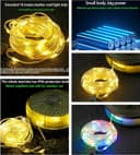 سلسلة اضاءة زينة مع مصباح ليد مدمج للرحلات Rechargeable Outdoor Camping Light String