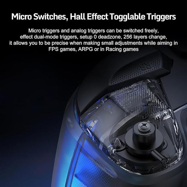 يد تحكم لاسلكية ريد ماجيك مع قاعدة شحن 860 مللي أمبير Redmagic Cyber Gamepad With Charging Dock