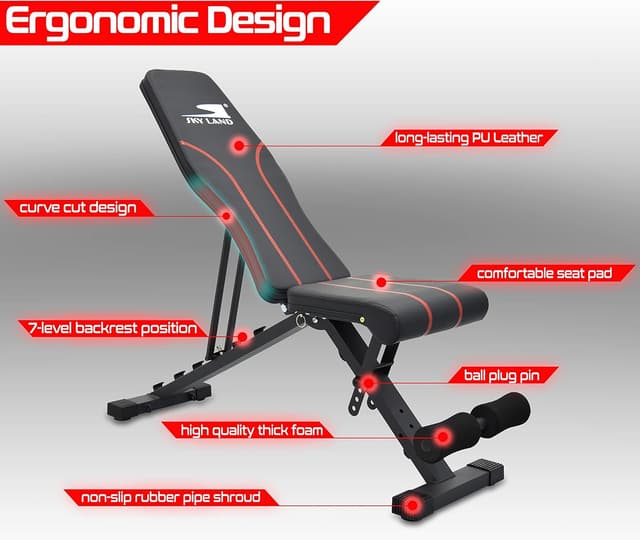 SkyLand Multifunctional Weight Bench  - 716000