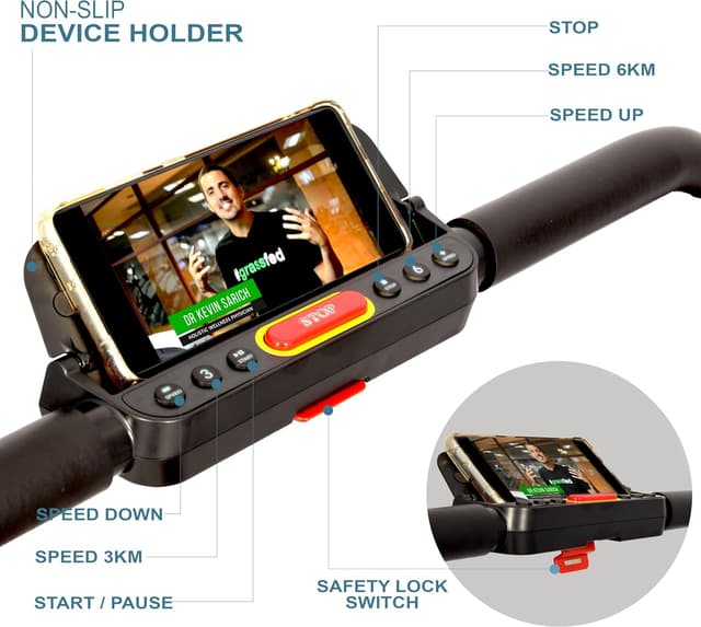 جهاز سير كهربائي​ سكاي لاند 12 كم/س مع تطبيق ذكي SkyLand Foldable UnderDesk Treadmill 2.5HP