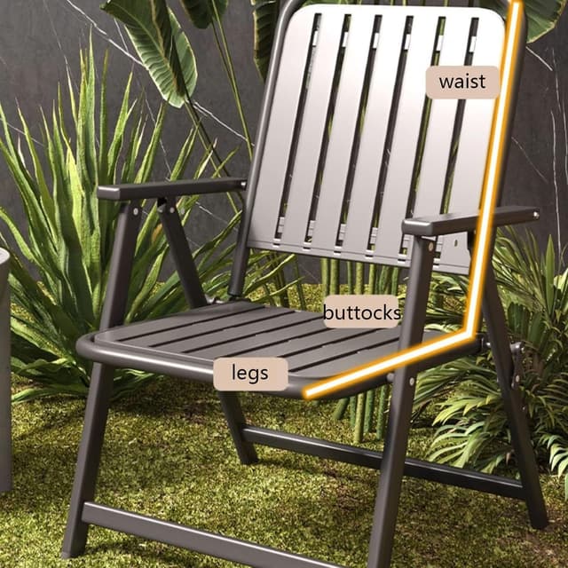 كرسي حديقة قابل للطي Outdoor Portable Home Chair