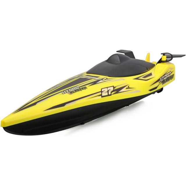 لعبة قارب ريموت كنترول للأطفال 2.4 جيجا هرتز أسود وأصفر مايستو تيك Maisto Tech Hydro Blaster Boat