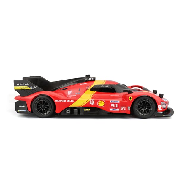 1:16 Rc Ferrari 499P Lmh (2023 24H Le Mans Champion)  (Usb Rechargeable Vehicle) RC Remote Control Vehicle Gift for Kids Girls & Boys Electric Powered High Speed Vehicle for All Ages