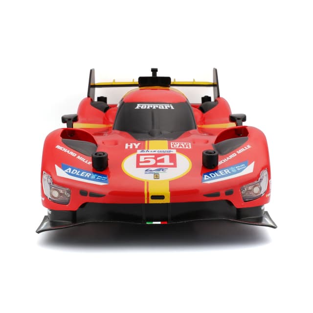 1:16 Rc Ferrari 499P Lmh (2023 24H Le Mans Champion)  (Usb Rechargeable Vehicle) RC Remote Control Vehicle Gift for Kids Girls & Boys Electric Powered High Speed Vehicle for All Ages