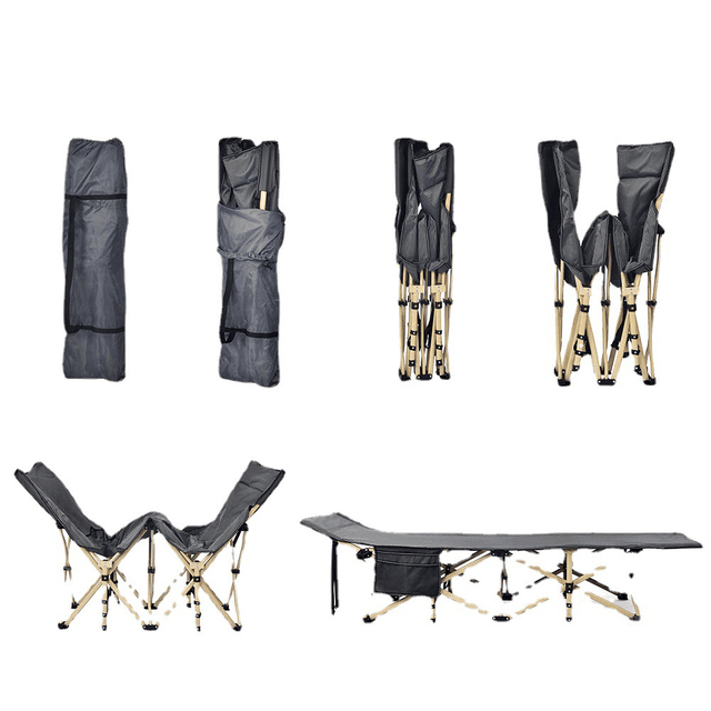 سرير متنقل قابل للطي​ للرحلات Folding Outdoor Camping Bed