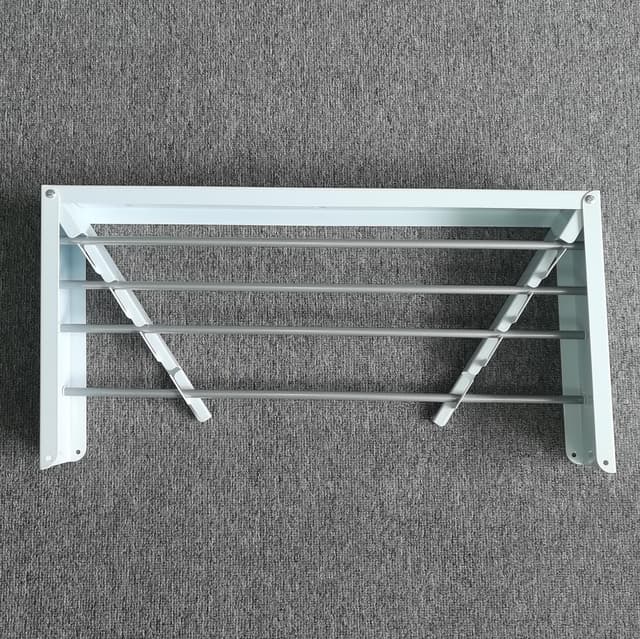 منشر غسيل جداري قابل للطي أبيض 60 سم Fordable Clothes Drying Rack