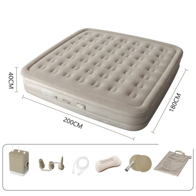 Outdoor Camping Automatic Triple Self Inflating Mattress 4000mAh - 713017