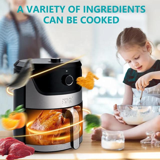 قلاية هوائية وينينج ستار 7 لتر 1800 واط Winning Star Oil-free Smart Electric Air Fryer