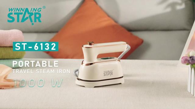 مكواة بخار للسفر صغيرة وينينج ستار 1000 واط Winning Star PTC Heating Travel Iron for Clothes - SW1hZ2U6MzQzNTk1MA==