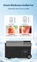 Camping Travel Cooler Refrigerator With Built-in Ice Maker - 713162