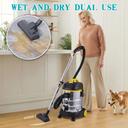 Winning Star Stainless Steel Dry/Wet Vacuum Cleaner 1600W 25L 16kPa