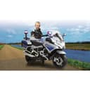 دراجة نارية شرطة كهربائية للاطفال بي ام دبليو 12 فولط فضي مايتس Myts Licensed 12V BMW Kids Police Motorbike