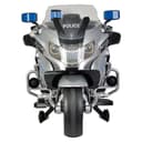 دراجة نارية شرطة كهربائية للاطفال بي ام دبليو 12 فولط فضي مايتس Myts Licensed 12V BMW Kids Police Motorbike