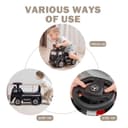 سيارة دفع مرسيدس بنز أكتروس لإطفاء الحرائق باللون الأسود من شركة مايتس  Myts Mercedes Benz Actros Fire Fighting Push Car Black