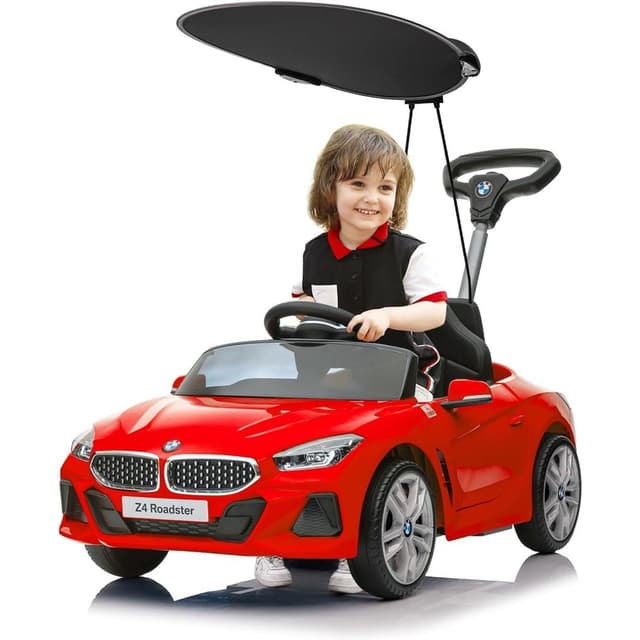 Myts Sports BMW Z4 push car with shade for kids Red