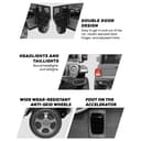 سيارة جيب روبيكون جلاديتور مرخصة للأطفال بقوة 12 فولت باللون الرمادي من شركة مايتس  Myts 12V Licensed Jeep Rubicon Gladiator kids rideon Grey