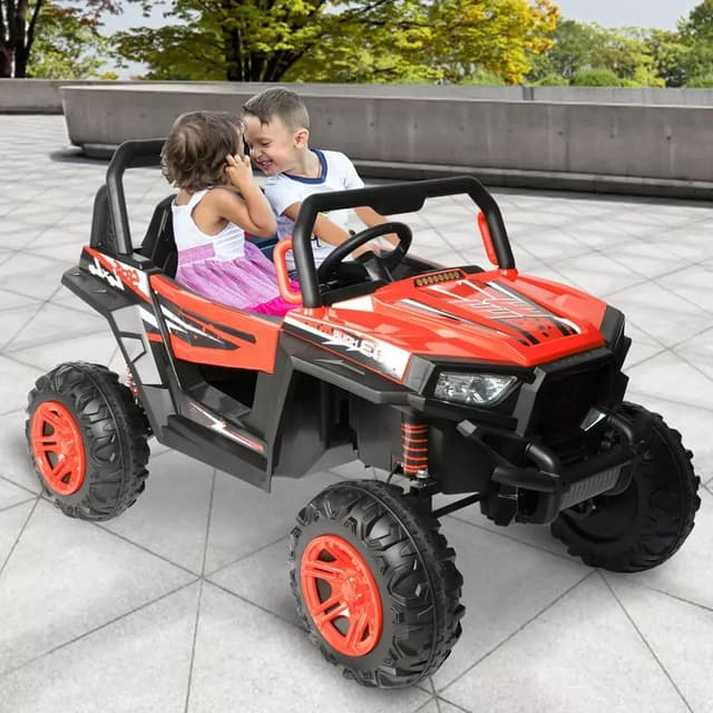Myts Funky Kids' Off-Road Electric Ride-On Buggy - Red