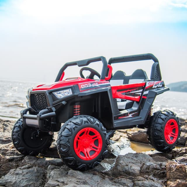 Myts Funky Kids' Off-Road Electric Ride-On Buggy - Red