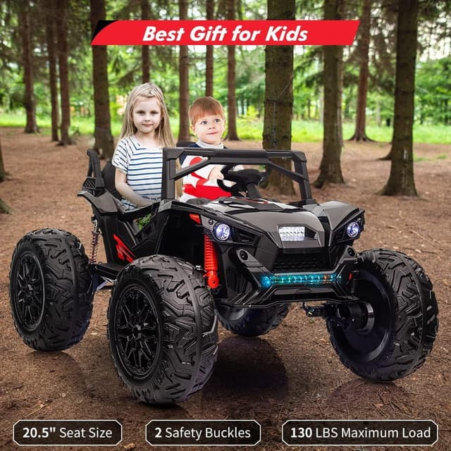 عربة جولف ATV باللون الأسود من شركة مايتس Myts ATV Golf Buggy UTV Black