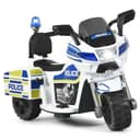 Myts Kids Electric Police Motorbike Power Adventure in One - White