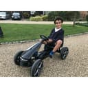 سيارة سباق بيدالنج مرسيدس باللون الأسود من شركة مايتس Myts Pedalling Go Kart Racer Mercedes-Benz - Black