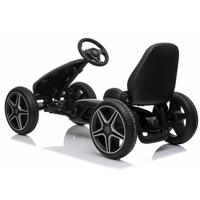 سيارة سباق بيدالنج مرسيدس باللون الأسود من شركة مايتس Myts Pedalling Go Kart Racer Mercedes-Benz - Black