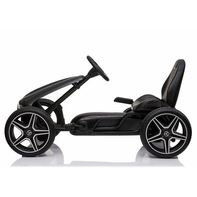 سيارة سباق بيدالنج مرسيدس باللون الأسود من شركة مايتس Myts Pedalling Go Kart Racer Mercedes-Benz - Black