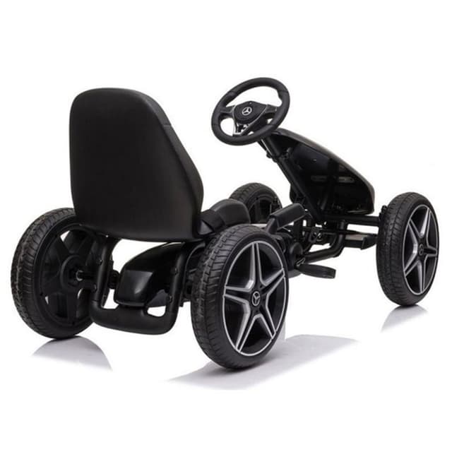 سيارة سباق بيدالنج مرسيدس باللون الأسود من شركة مايتس Myts Pedalling Go Kart Racer Mercedes-Benz - Black