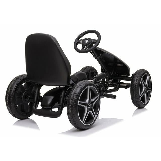 سيارة سباق بيدالنج مرسيدس باللون الأسود من شركة مايتس Myts Pedalling Go Kart Racer Mercedes-Benz - Black