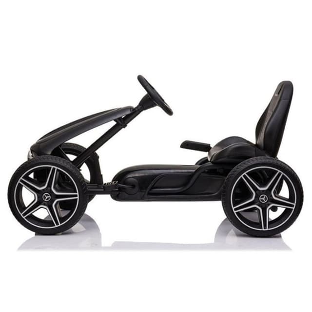 سيارة سباق بيدالنج مرسيدس باللون الأسود من شركة مايتس Myts Pedalling Go Kart Racer Mercedes-Benz - Black