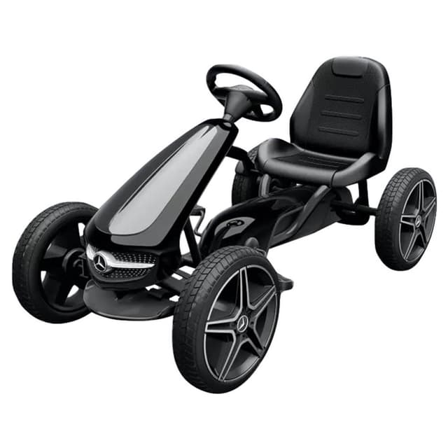 سيارة سباق بيدالنج مرسيدس باللون الأسود من شركة مايتس Myts Pedalling Go Kart Racer Mercedes-Benz - Black