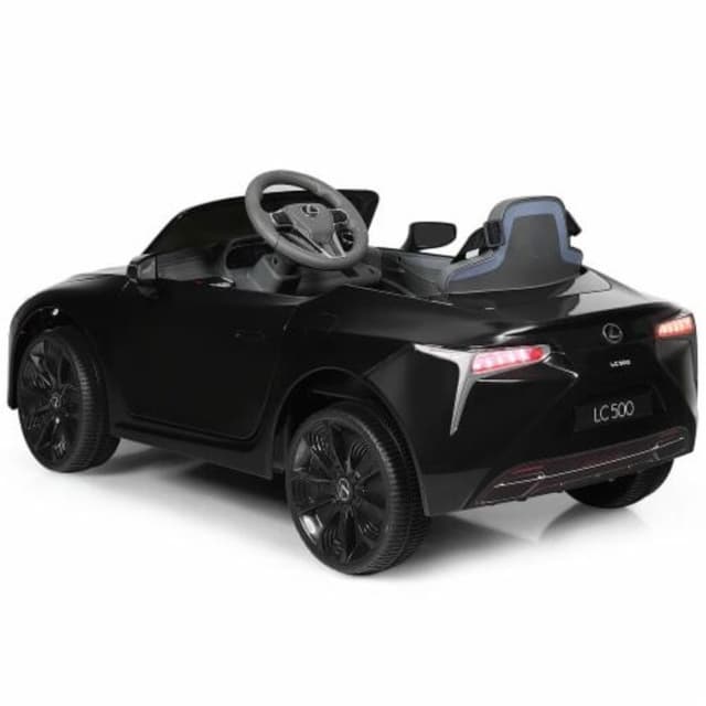 سيارة لكزس LC500 باللون الأسود من شركة مايتس Myts 12Volts Kids LC Lexus For kids Black