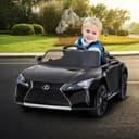 سيارة لكزس LC500 باللون الأسود من شركة مايتس Myts 12Volts Kids LC Lexus For kids Black