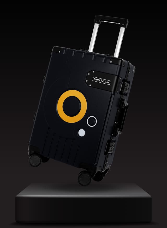 Para John Cabin Luggage with Self-rebound Handle and Spinner Wheels 20 Inch